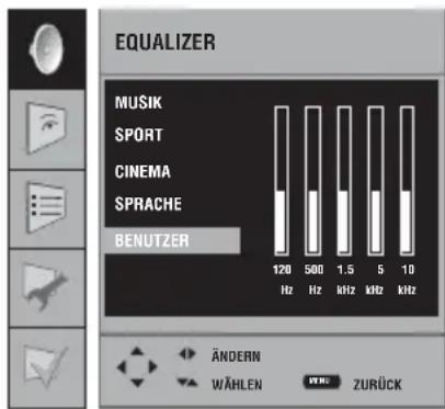 Opera LCD3771 - Einstellung Ihres neues TV-Geräts: Einstellung des Tonmenüs - 2