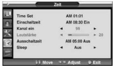 Opera LCD3762 - Einschalt-Lautstärke einstellen - 1