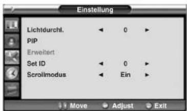 Opera LCD3762 - Erweitert-Menü aufrufen - 1