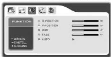 Opera LCD3272 - Menü FUNKTION - 1