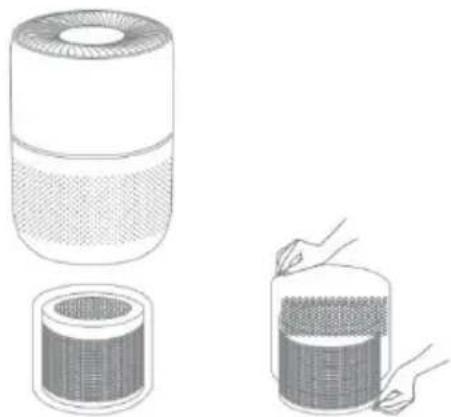 THOMSON THPUR050E - Filter installation - 2