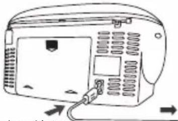 THOMSON portable RK203CD - VERWENDUNG VON NETZSTROM - 1
