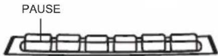 THOMSON portable RK203CD - Appuyer sur le bouton PAUSE - 2