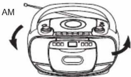 THOMSON portable RK203CD - CÓMO ESCUCHAR LA RADIO - 9