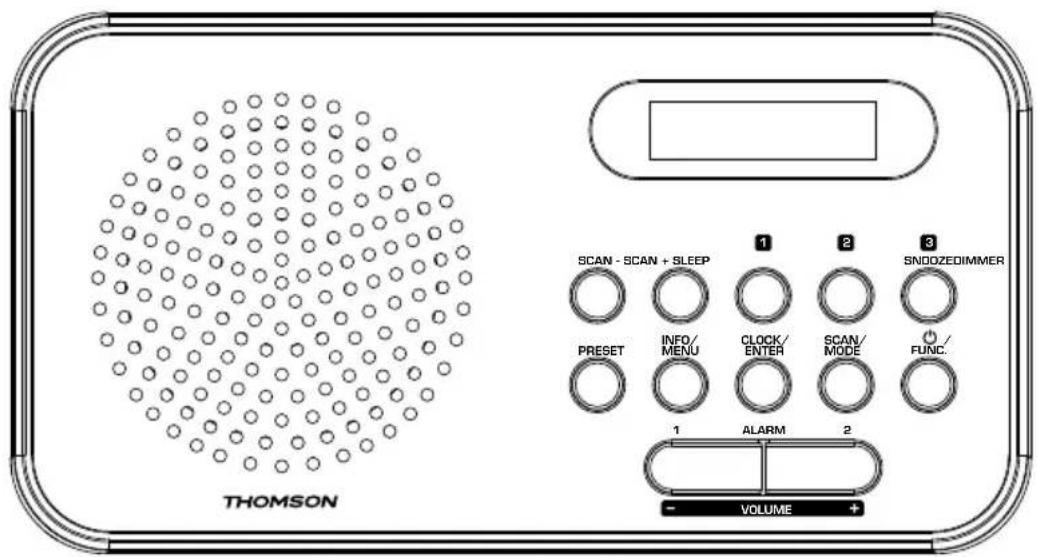 THOMSON RT225DAB - DAB/PLL RADIO FM PORTABLE - 1