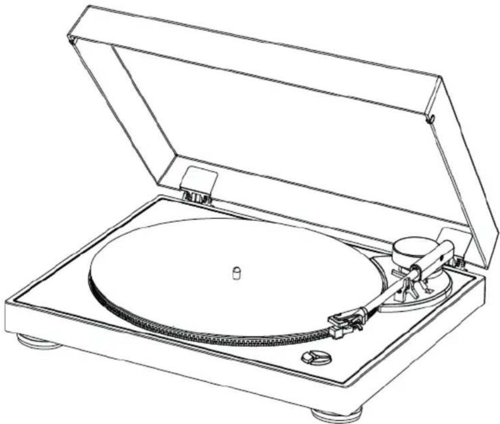 THOMSON TH387452 - TOURNE-DISQUE À ARRÊT AUTOMATIQUE - 1