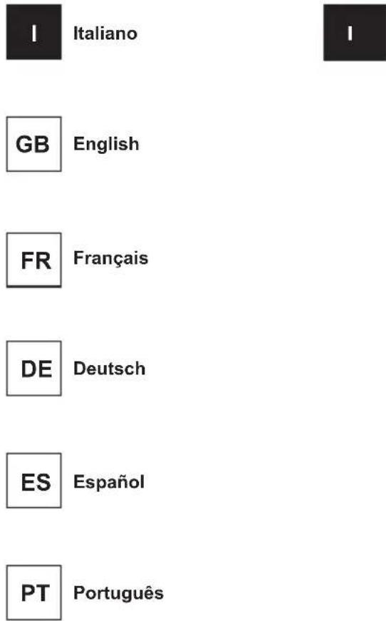 I Italiano GB English FR Français DE Deutsch ES Español PT Português