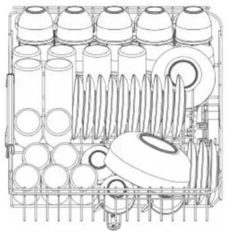 Fulgor Milano FPDW 82103 XX - KOSZ GÓRNY NA SZTUĆCE - 1