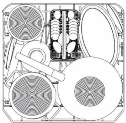 Fulgor Milano FPDW 82103 XX - EXEMPLES DE CHARGEMENT POUR SALE INTENSIF - 5