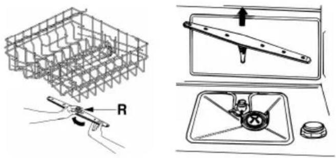 Fulgor Milano FPDW 82103 XX - CLEANING THE SPRAY ARMS - 1