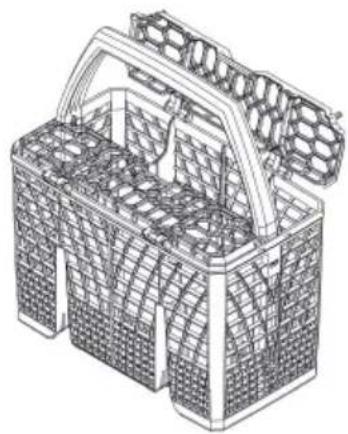 Fulgor Milano FPDW 82103 XX - CESTO PARA CUBIERTOS - 1