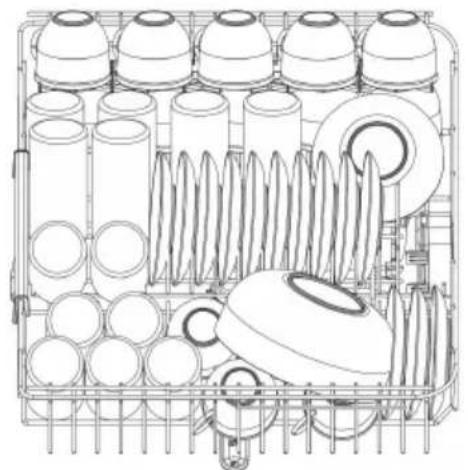 Fulgor Milano FPDW 82103 XX - EXEMPLES DE CHARGEMENT POUR SALE INTENSIF - 4