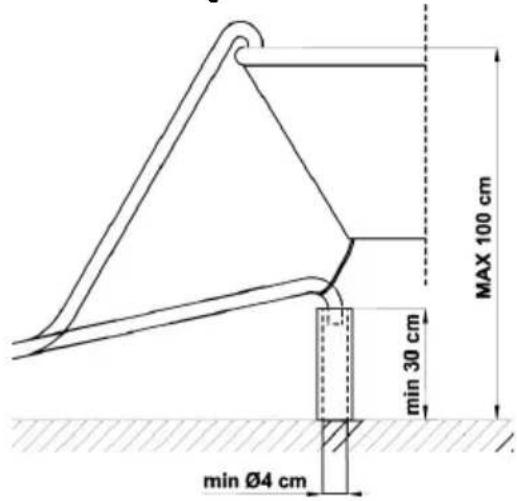 Fulgor Milano FPDW 82103 XX - PODŁĄCZENIE WEŻA ODPROWADZAJĄCEGO WODE - 1