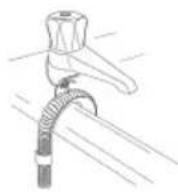 Fulgor Milano FPDW 82103 XX - Nota adicional para la conexión de agua, relativa al mercado alemán: - 1