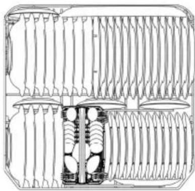 Fulgor Milano FPDW 82103 XX - ЗАГРУЗКА НИЖНЕЙ КОРЗИНЫ - 1