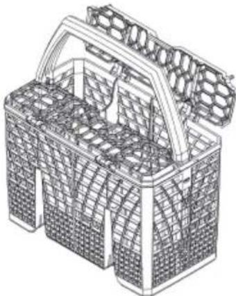 Fulgor Milano FDW 8292.1 - КОРЗИНА ДЛЯ СТОЛОВЫХ ПРИБОРОВ - 1