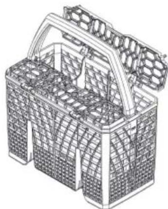 Fulgor Milano FDW 8292.1 - CESTO PARA CUBIERTOS - 1