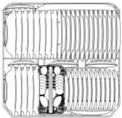 Fulgor Milano FDW 8292.1 - ЗАГРУЗКА НИЖНЕЙ КОРЗИНЫ - 1