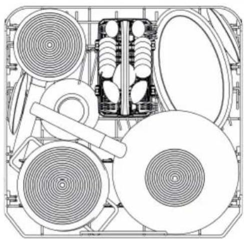Fulgor Milano FDW 8292.1 - EXEMPLES DE CHARGEMENT POUR SALE INTENSIF - 5