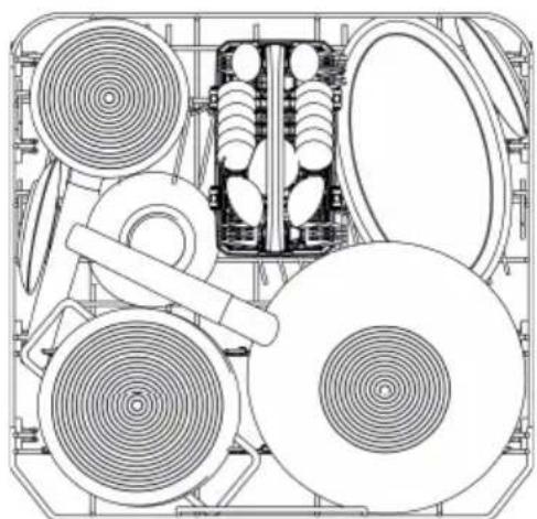 Fulgor Milano FDW 82103 - CESTO PORTA-TALHERES SUPERIOR - 2