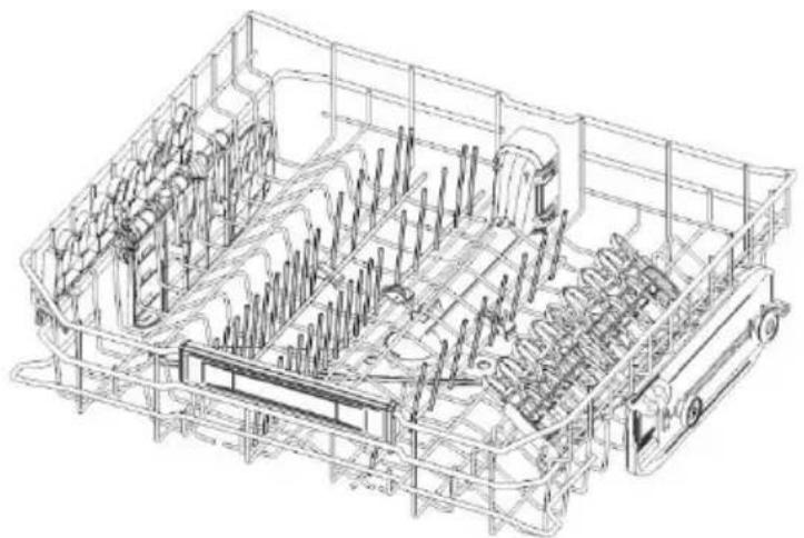 Fulgor Milano FDW 82103 - Pontas rebatíveis - 1