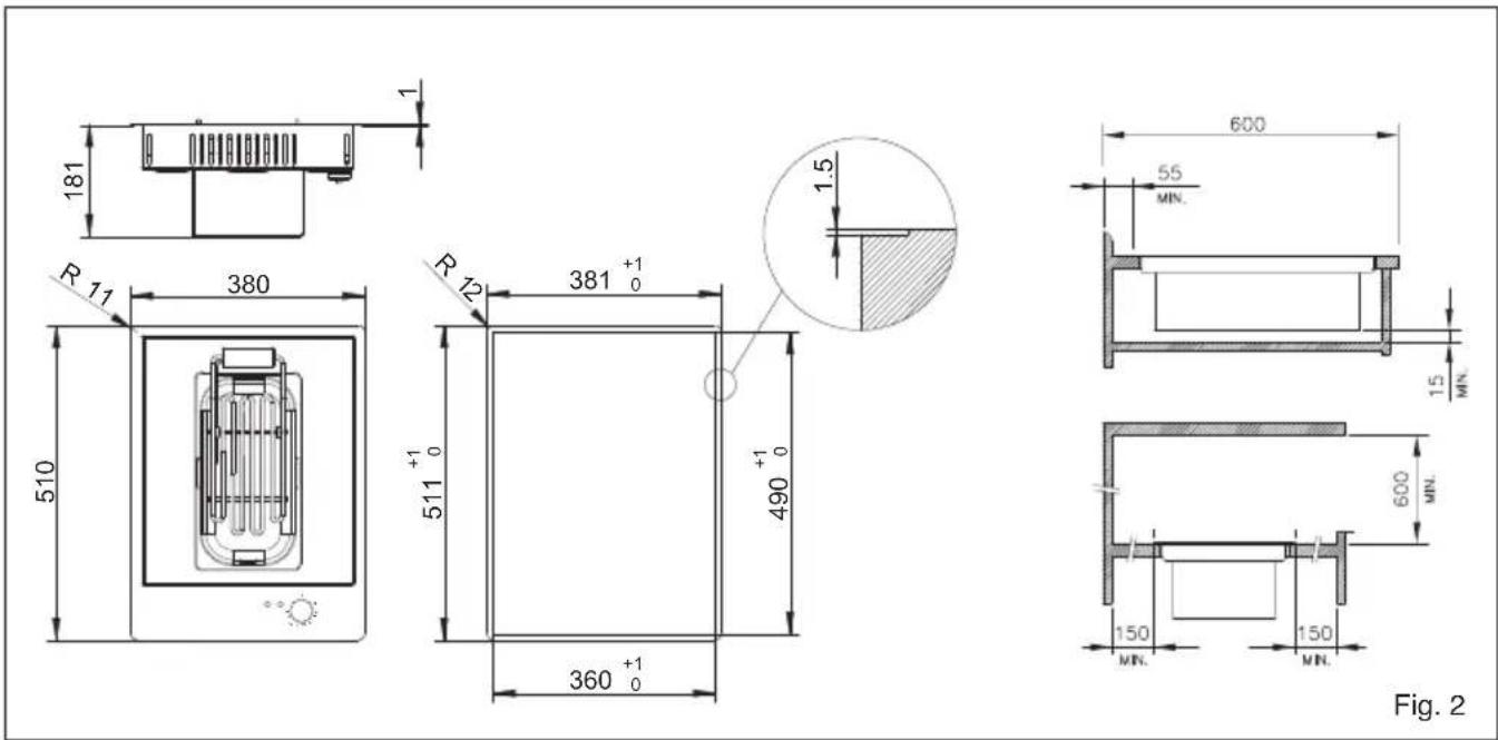 Fulgor Milano CPH 401 FR X - Branchement électrique - 1