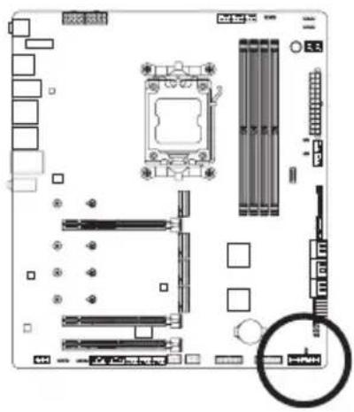 GIGABYTE X670E Aorus Extreme - 13) F PANEL (前面パネルヘッダ) - 1