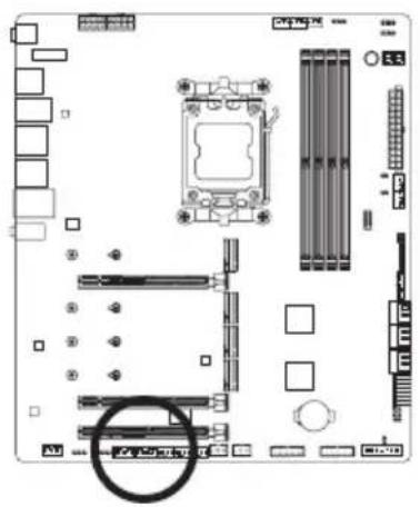 GIGABYTE X670E Aorus Extreme - 18) SPI\_TPM (TPMモジュール用ヘッダ) - 1
