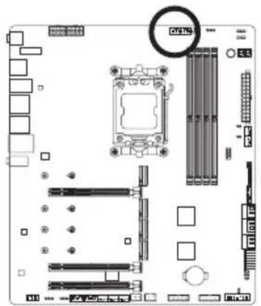 GIGABYTE X670E Aorus Extreme - 6) CPU OPT (水冷式 CPU ファンヘッダ - 1