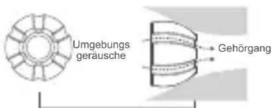 Umgebungs geräusche Gehörgang