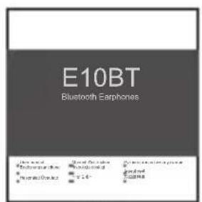 E10BT Bluetooth Earphones