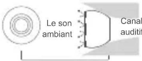 Le son ambiant Canal auditif