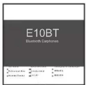E10BT Bluetooth Earphones