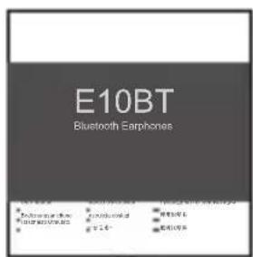E10BT Bluetooth Earphones