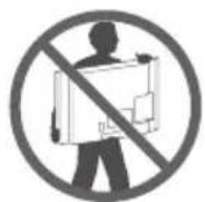 LG 32LN572MBUB - Lifting and Moving the TV - 1