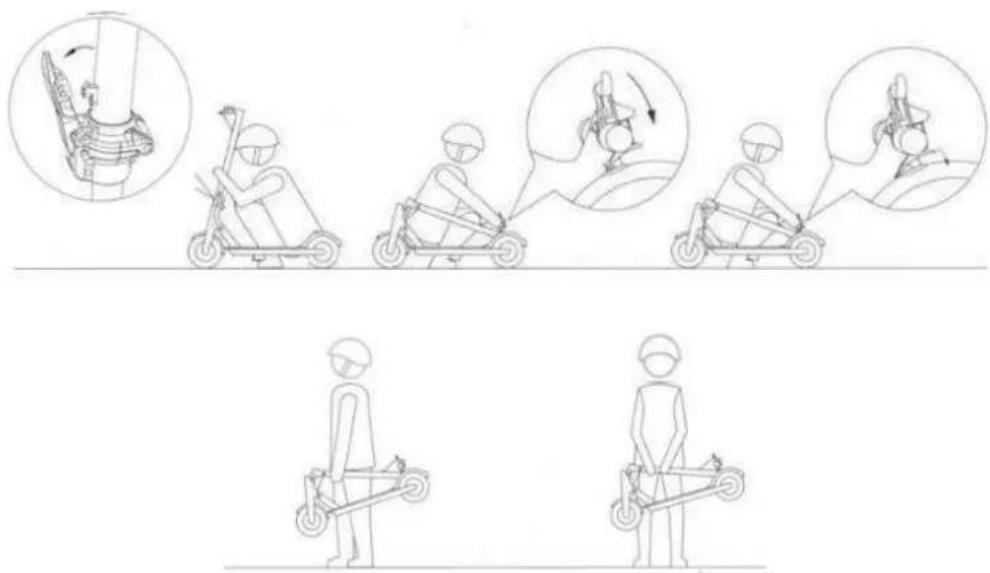 URBAN GLIDE RIDE 100S - De vouwtrappen - 1