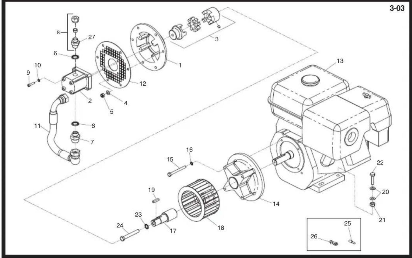 ALTRAD BELLE MAJOR 20-160X - Tank Assembly, Ensemble Réservoir, Conjunto Tanque, Conjunto do Despósito - 4
