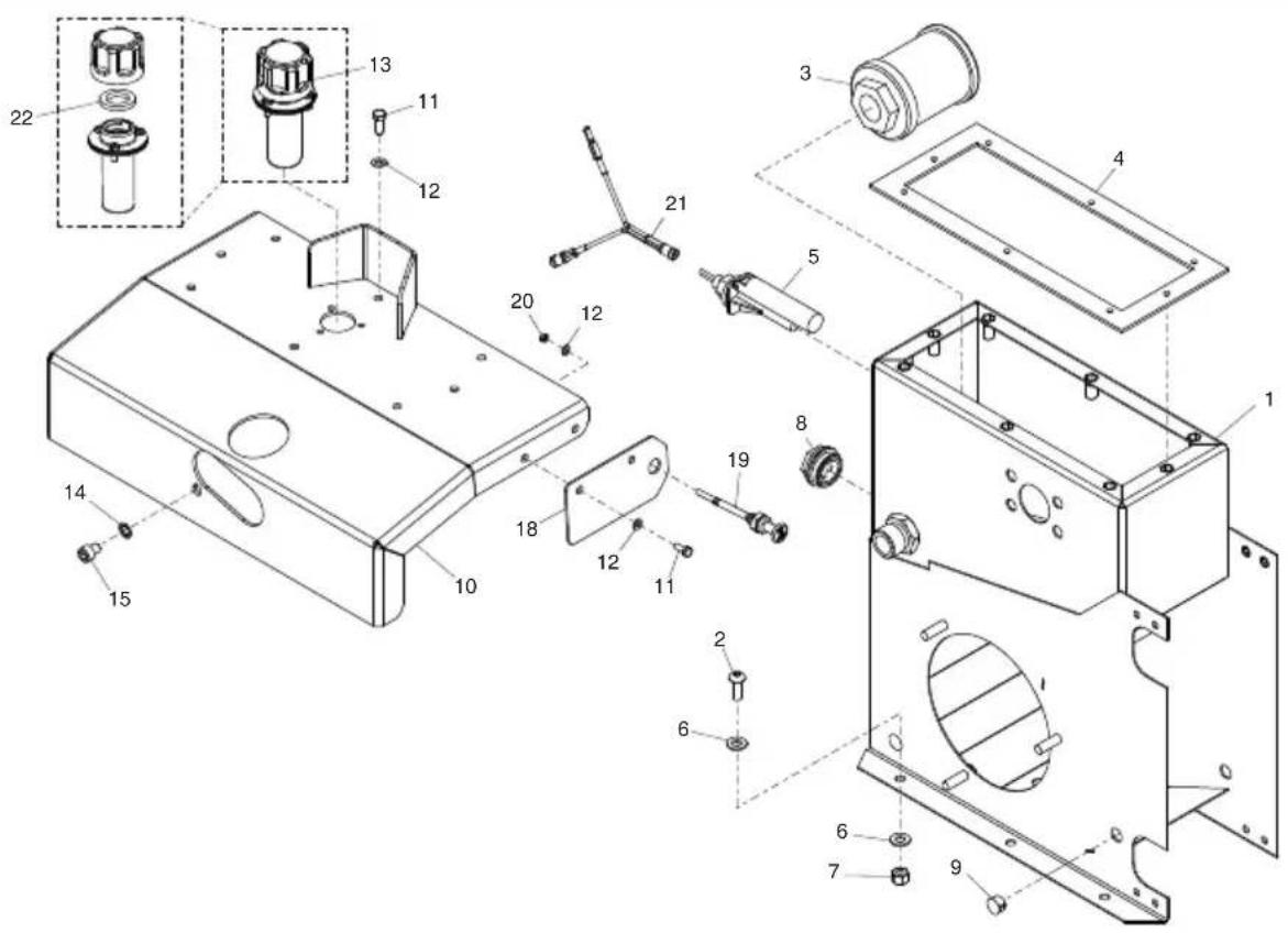 ALTRAD BELLE MAJOR 20-160X - Tank Assembly, Ensemble Réservoir, Conjunto Tanque, Conjunto do Despósito - 1