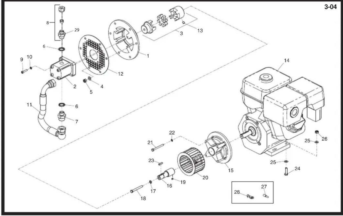 ALTRAD BELLE MAJOR 20-160X - Tank Assembly, Ensemble Réservoir, Conjunto Tanque, Conjunto do Despósito - 5