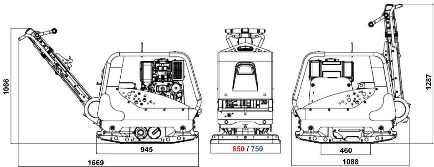 ALTRAD BELLE RPX 59/75D - Étiquette Arrêt moteur essence - 2