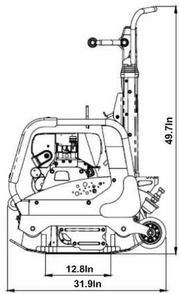 ALTRAD BELLE RPX 35/60D - Gasoline Engine Stop Decal - 3