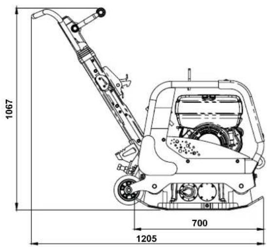 ALTRAD BELLE RPX 35/60D - Benzinmotor stop mærkat - 1
