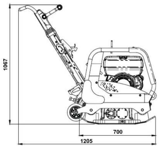 ALTRAD BELLE RPX 35/60D - Etikett für Stopp des Benzinmotors - 1