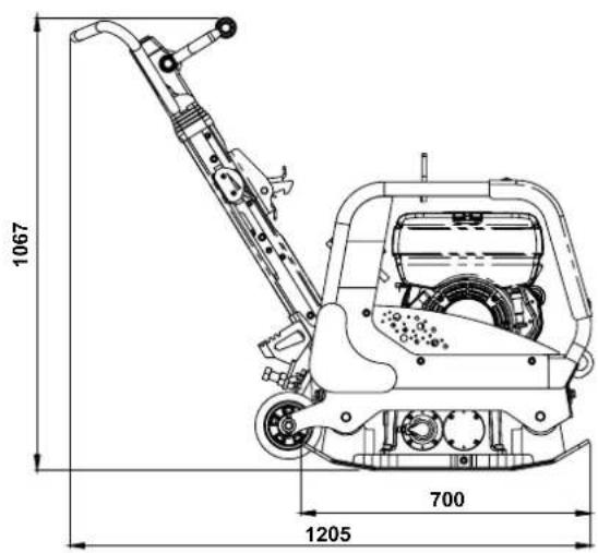 ALTRAD BELLE RPX 35/60D - Petrol Engine Stop Decal - 1