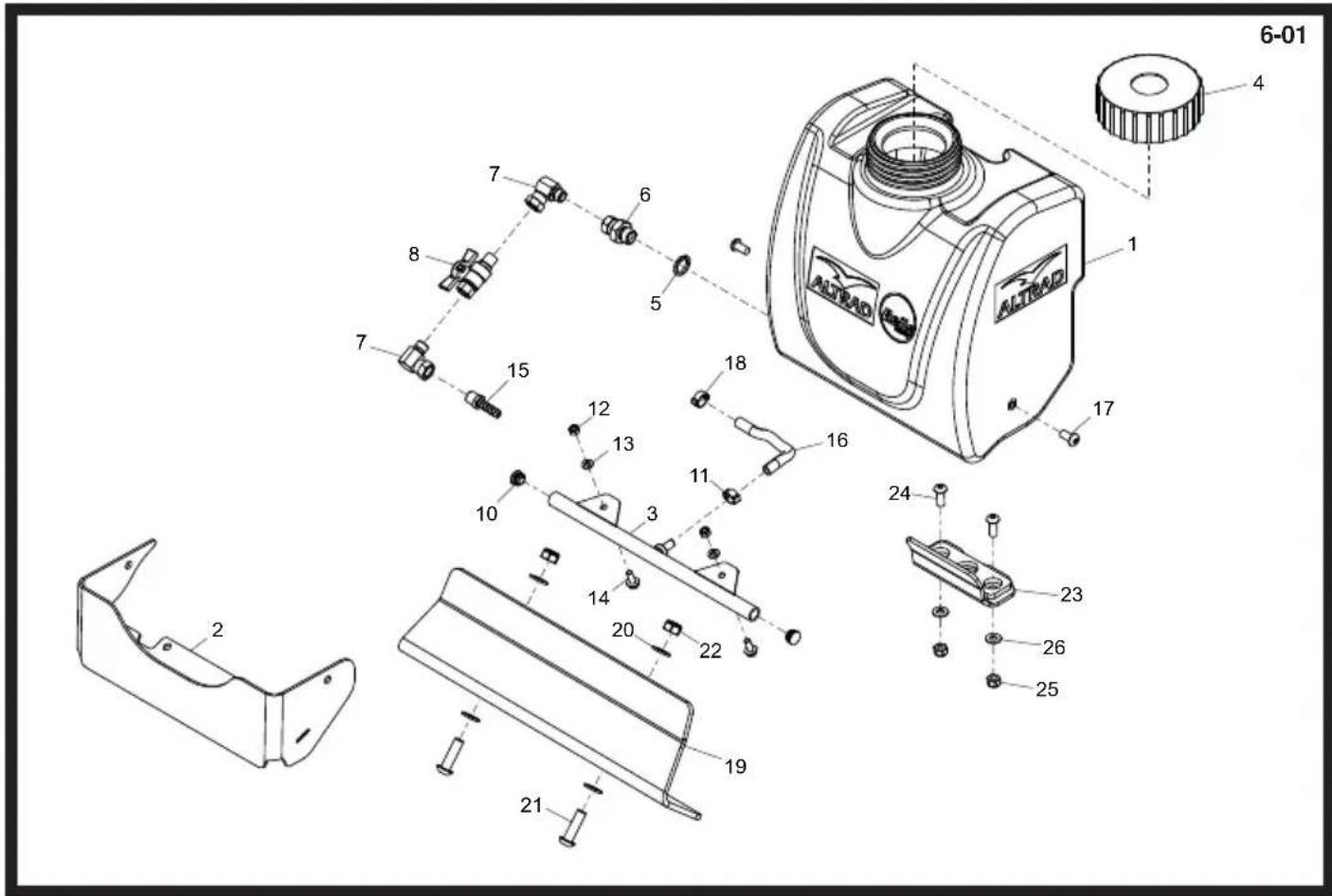 ALTRAD BELLE PCX 16/50 - Trilelement, Rüttlerteil, Vibratorenhed, Gruppo Vibratore - 4