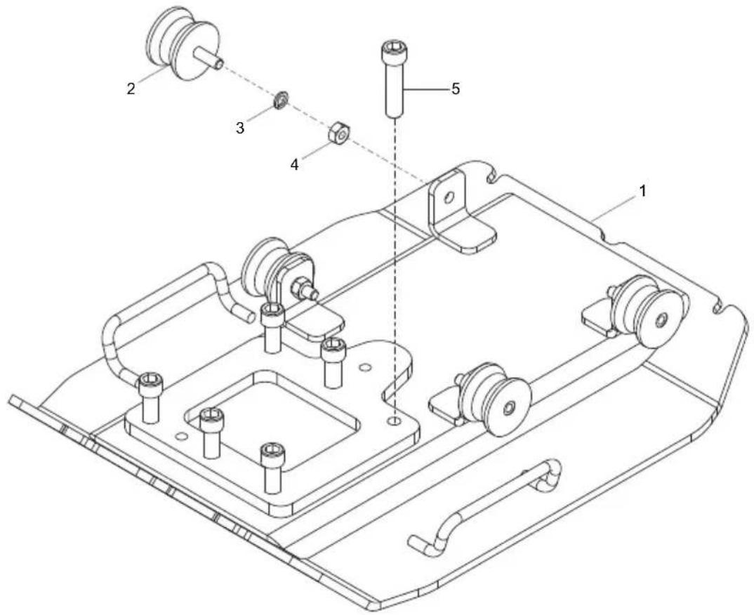 ALTRAD BELLE PCX 16/50 - Baseplate Assembly, Plaque d'embase, Cto. Placa de Base, Conj. Place de Base - 1