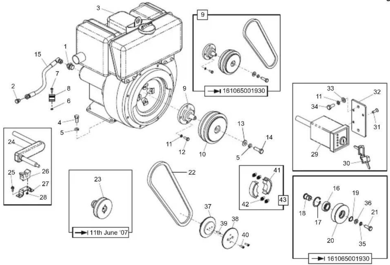 ALTRAD BELLE RPC 60/80D - Gearbox Assembly, Ensemble Boîte de Vitesses, - 1