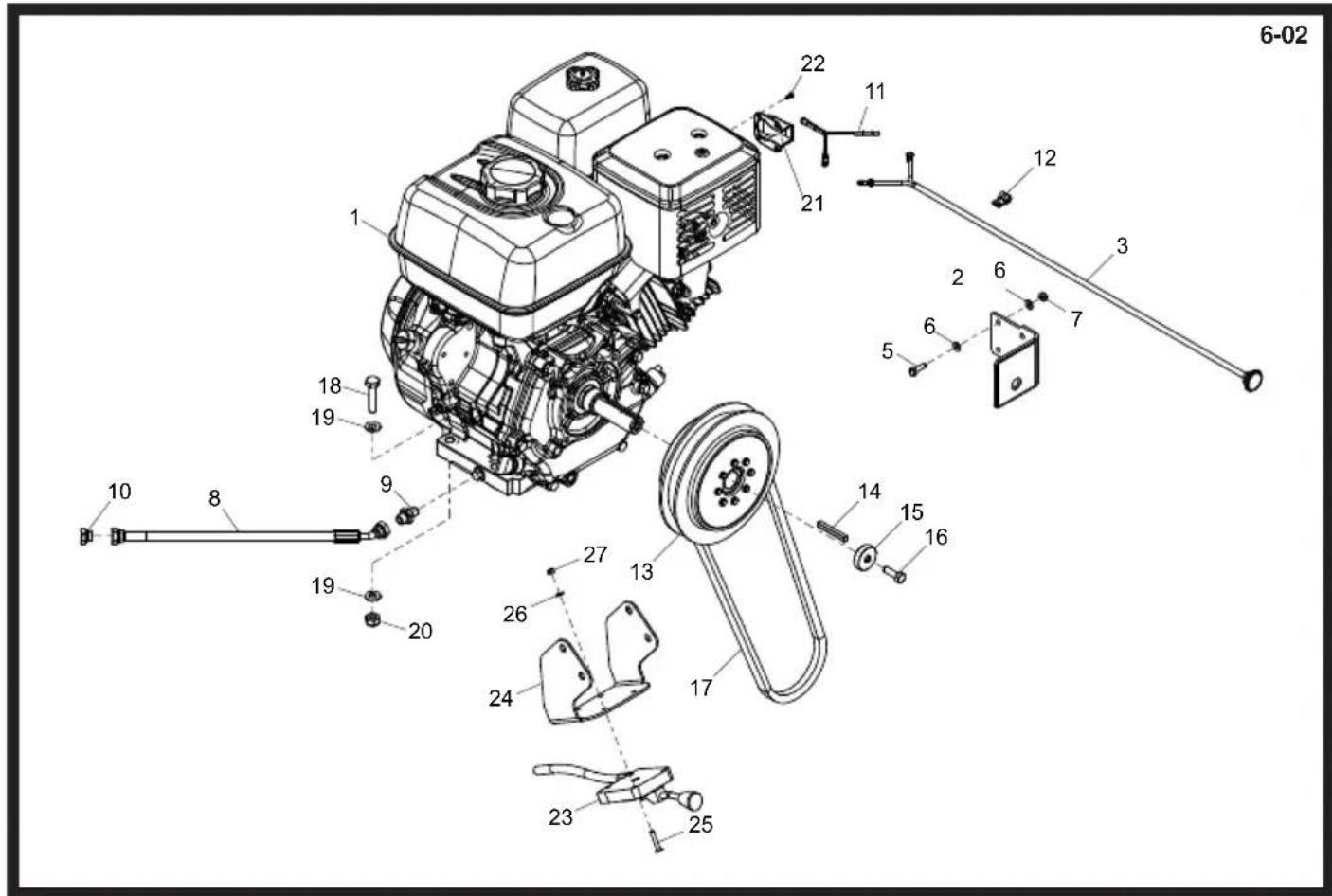 ALTRAD BELLE RPC 60/80D - Hatz Motor en Aandrijfset, Hatz Motor und Antriebsbausatz, Hatz Motor og Gearkit, Hatz Motore e Kit Trasmissione - 2