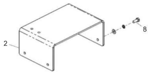 ALTRAD BELLE RPC 45/60 - Battery Holder, Support de Batterie Soporte de Bateria, Suporte de Bateria - 1