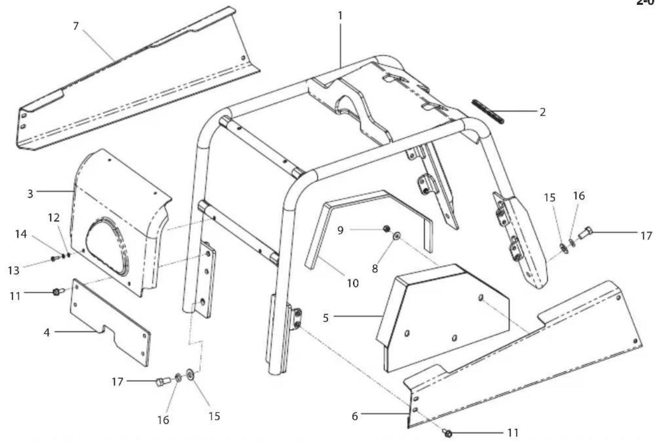 ALTRAD BELLE RPC 45/60 - Frame Assembly, Ensemble Chássis, Conjunto de Estructura, Conjunto da Estrutura - 1